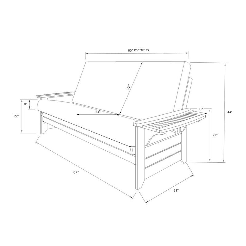 Phoenix Frame Queen-Espresso Finish-Suede Peat Mattress-Storage Drawers image number 5