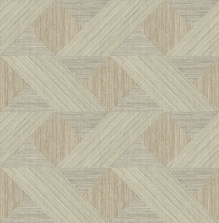 Presley Coffee Tessellation Wallpaper (Set of 2)