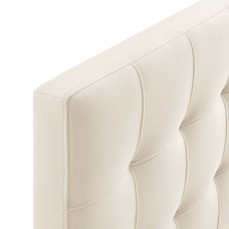 Lily Stain-Resistant Performance Velvet Queen Size Headboard image number 5