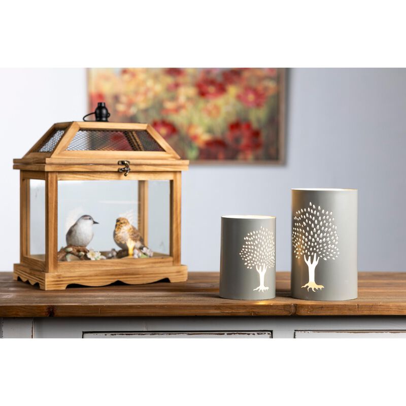 Set of 2 Elegant Candle Holders for Home Décor and Lighting