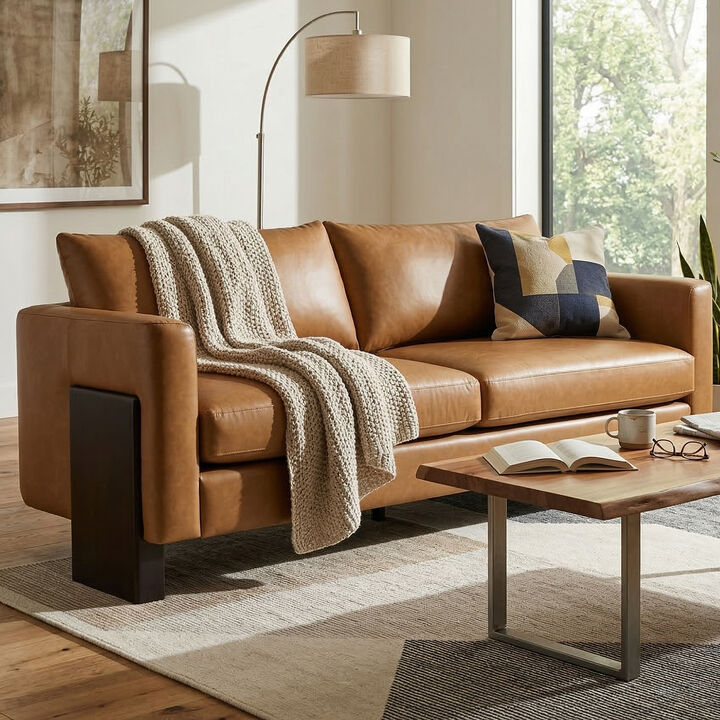 Kixsat  PU 3-seater Sofa