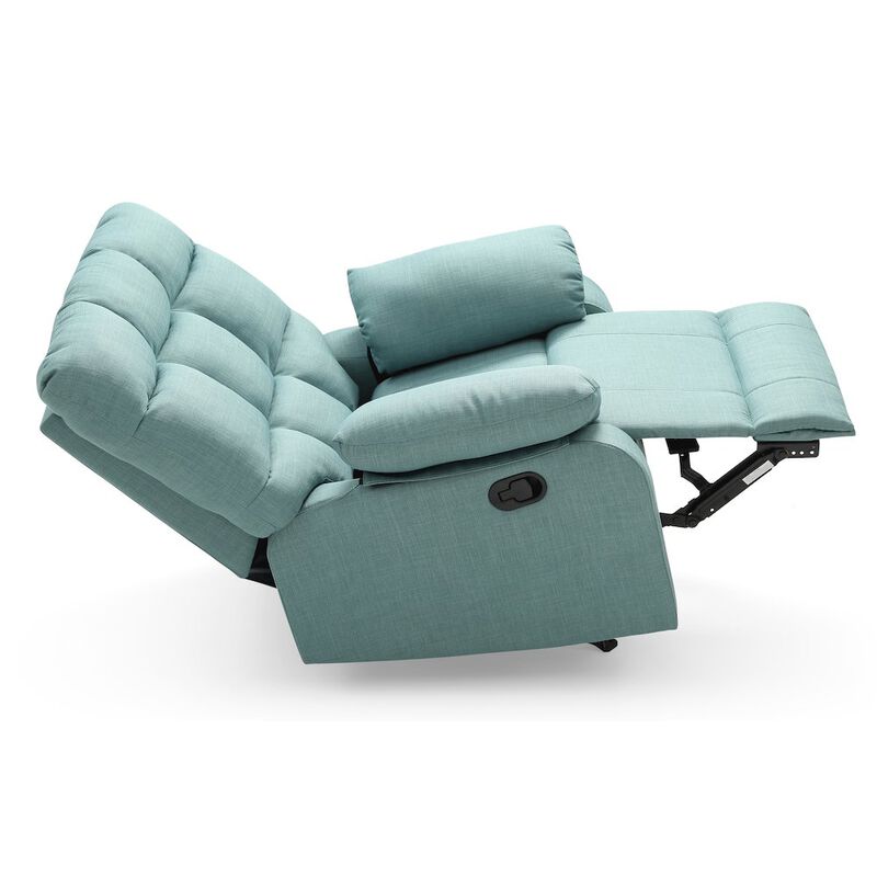 Glory Furniture Cindy Recliner in Teal Color