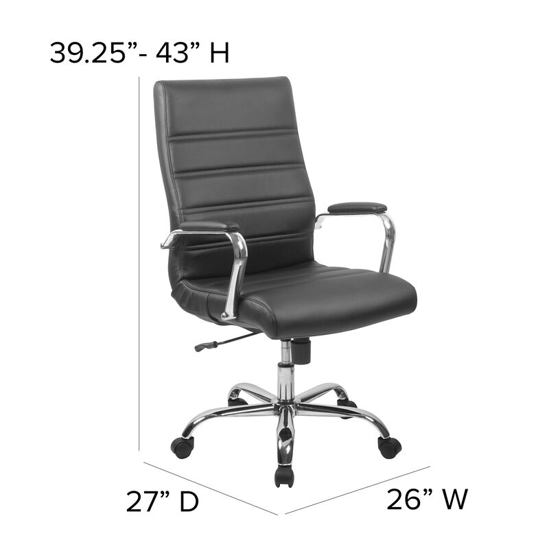 Flash Furniture  High Back  Leather Executive Swivel Chair image number 5