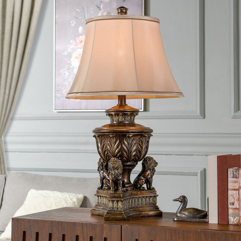 The Regal Lion Table Lamp