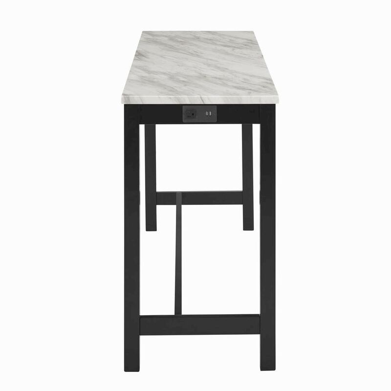 Blue Bar Table Set &ndash; Console Table with Stools for Kitchen or Lounge image number 4