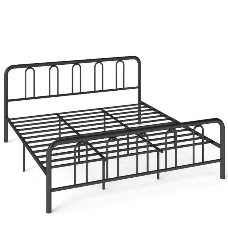 Heavy Duty Metal Bed Frame with Headboard and Footboard image number 0