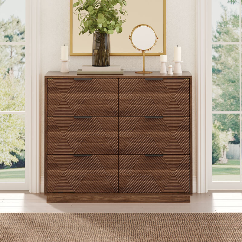 Jebweg Mid Century 3D Geometric Dresser image number 1