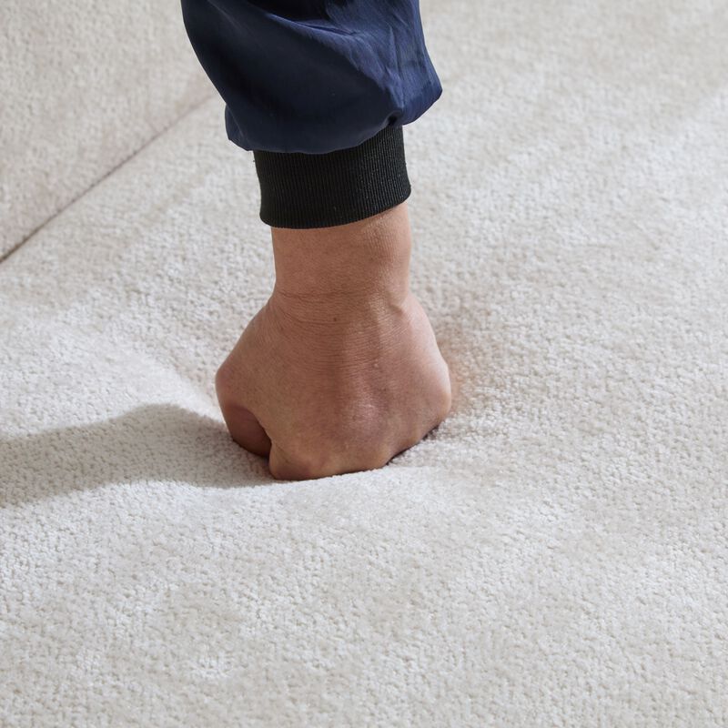 Christopher Knight Home Salal Elegance 82" Curved 3-Seater Boucle Sofa