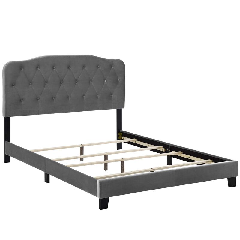 Modway - Amelia Queen Performance Velvet Bed image number 2