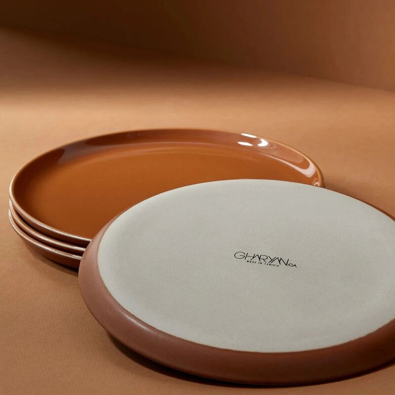 S/4 Tunisian Side Plate - Terracotta image number 1