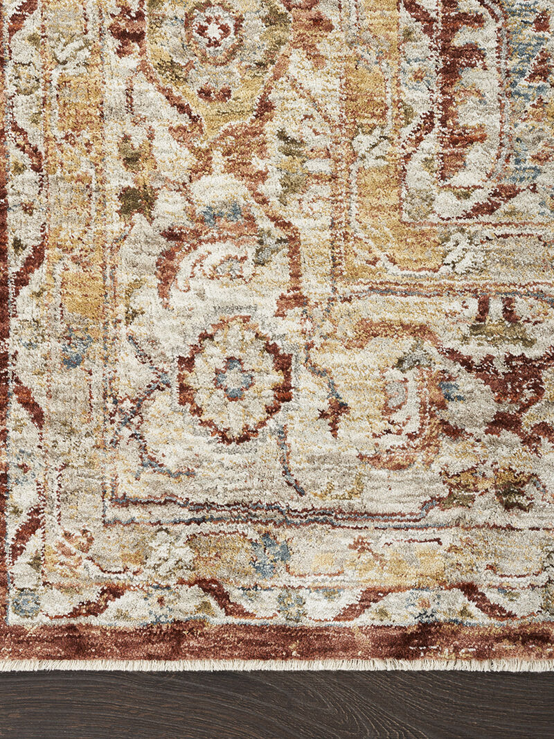 Sahar SHR02 Rust 3'11" x 5'11" Rug