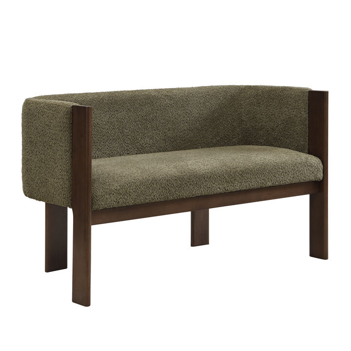 Pikert 48.5" Upholstered Solid Loveseat