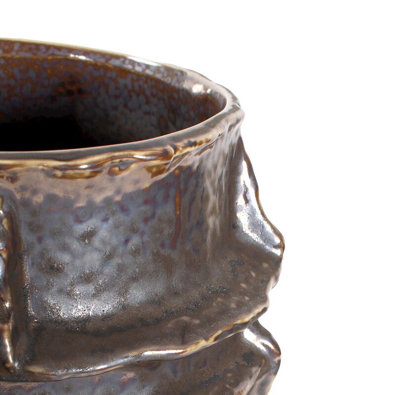 Howard Elliott Fossil Ridge Vase Large image number 7