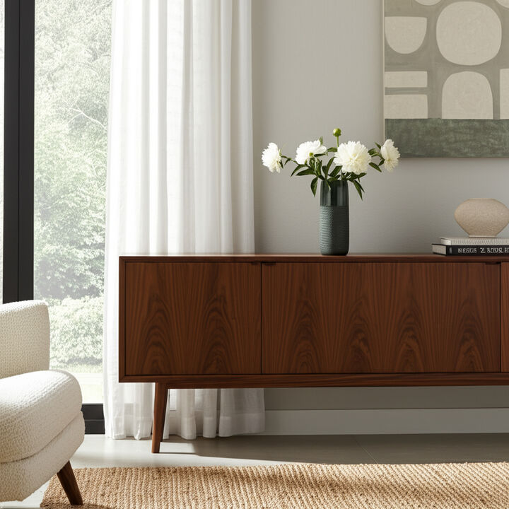 Grooved Ceramic Vase