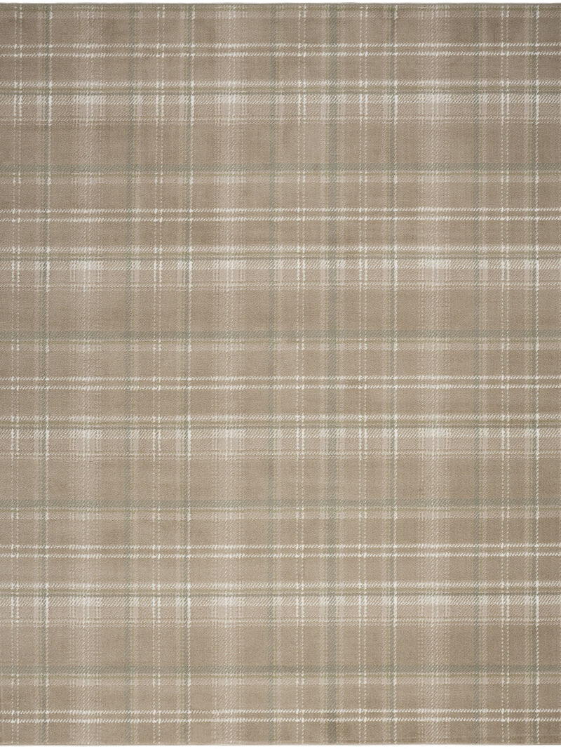 Grafix GRF03 Taupe 9' x 12' Rug image number 0