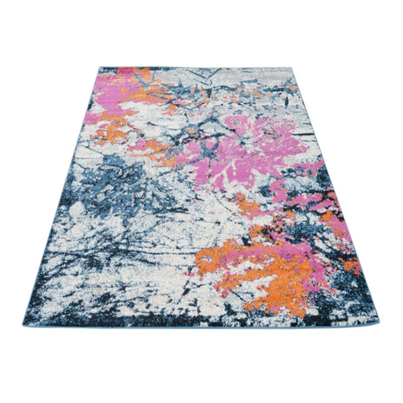 RUGSOTIC CARPETS MACHINE MADE HEATSET POLYPROPYLENE AREA RUGS - Rectangle Shape, Floral Modern Design, Midium Pile Machine Made Area Rugs for Living Room, Bed Room (M00009) image number 2