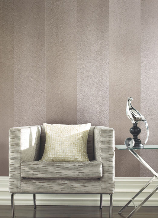 Etched Chevron Cream Wallpaper