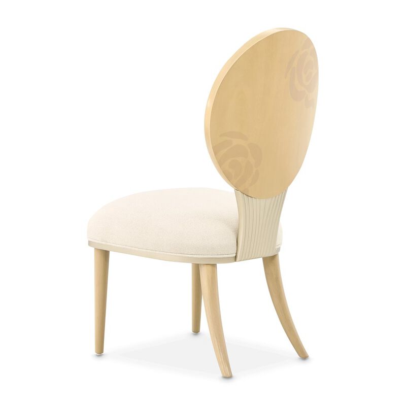 Michael Amini Camellia Field Dining Side Chair, Set of 2 - Caramel image number 5