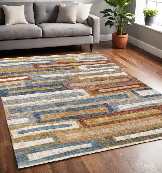 Striped Area Rug