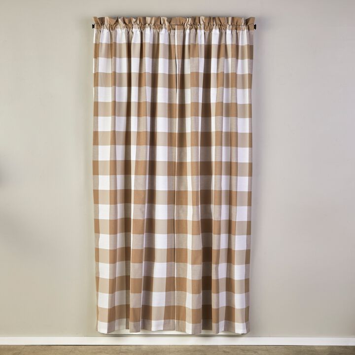 SKL Home By Saturday Knight Ltd Grandin Curtain Panel - 40X84", Tan/White