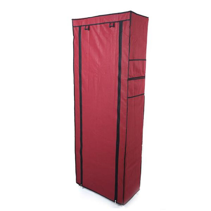 Portable 9-Lattices Non-Woven Fabric Shoe Rack, Space-Saving Storage Solution for Entryway & Bedroom