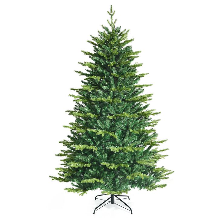 Pre-lit Artificial Hinged Christmas Tree With LED Lights