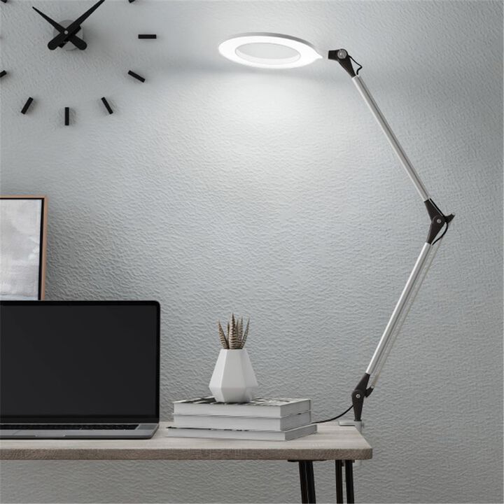 Lavish Home  Swing Arm Architect Task Lamp with Clamp,