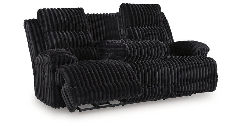 Technique Power Reclining Sofa with Drop Down Table image number 5