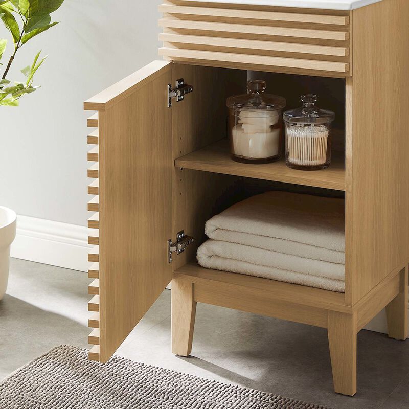 Render 18" Bathroom Vanity Cabinet image number 8