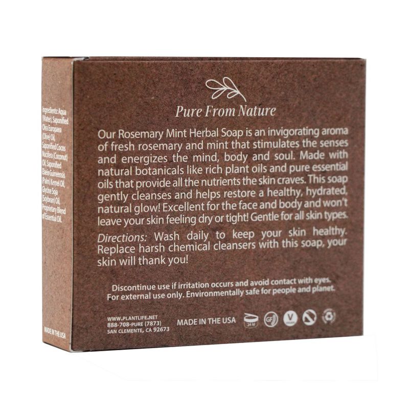 Plantlife Bar Soap - Rosemary Mint image number 2