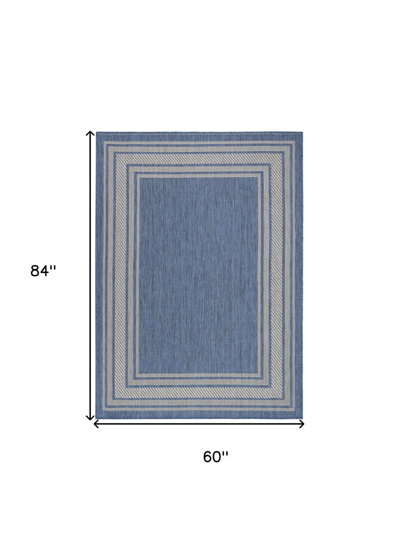 HomeRoots Geometric Indoor Outdoor Area Rug image number 6