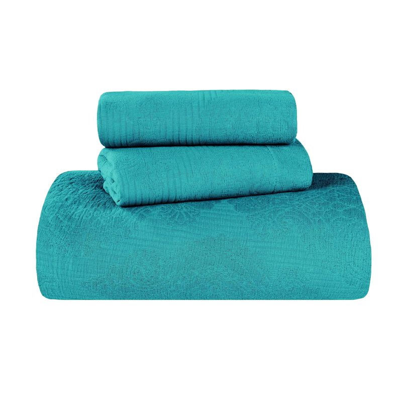 Soft Cotton Matelasse Bedspread Set, Lightweight Textured Bedding image number 1