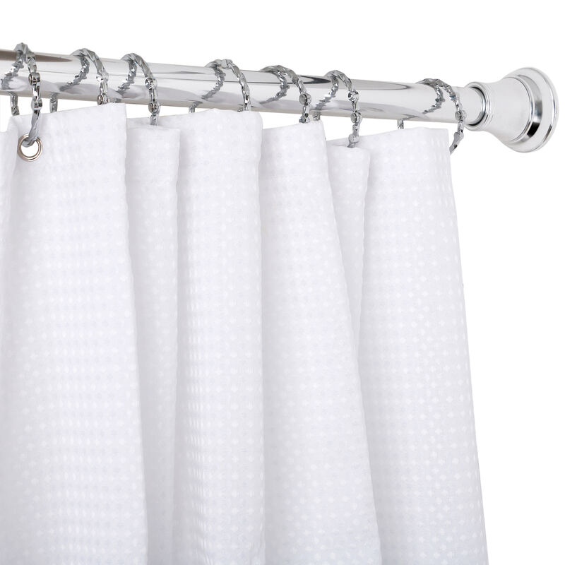 Zinc Twisted Shower Curtain Hooks, Set of 12 image number 3