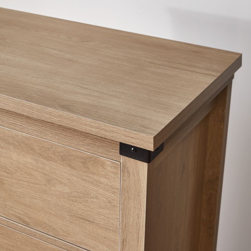 Boxkux Farmhouse 5 Drawer Chest image number 5