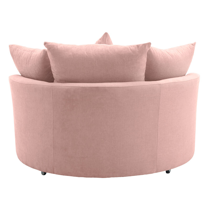 Pislug 360&deg; Swivel Accent Barrel Chair image number 8