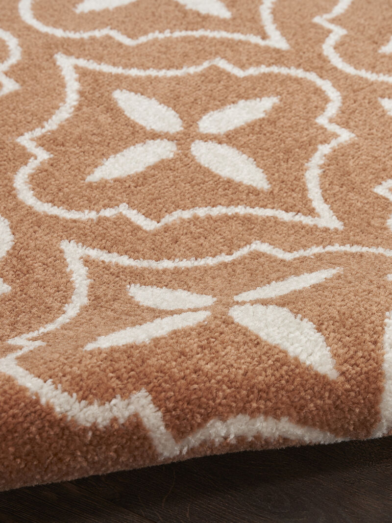 Nourison Essentials NRE04 Copper 2'2" x 7'6" Rug image number 6