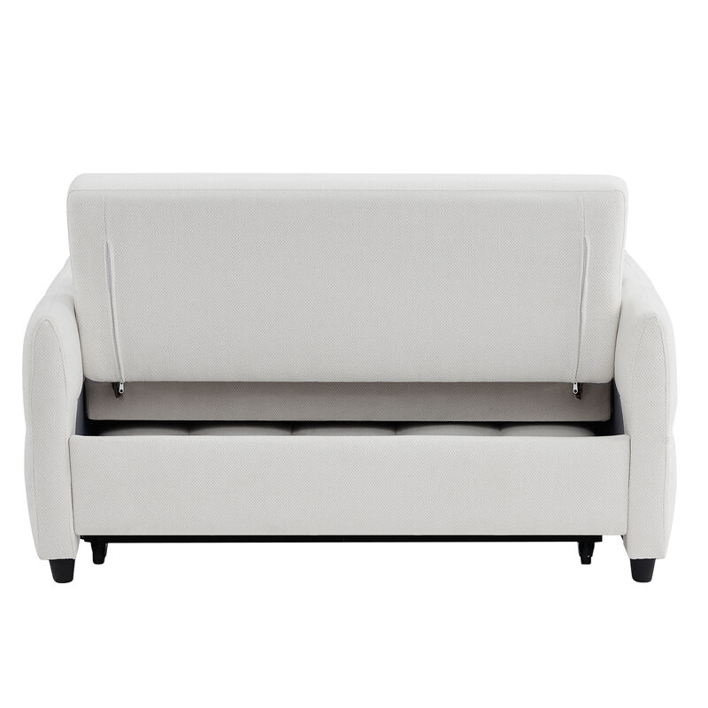 Merax Loveseat Sofa Pull-out Sleeper Sofa with 3 USB Ports