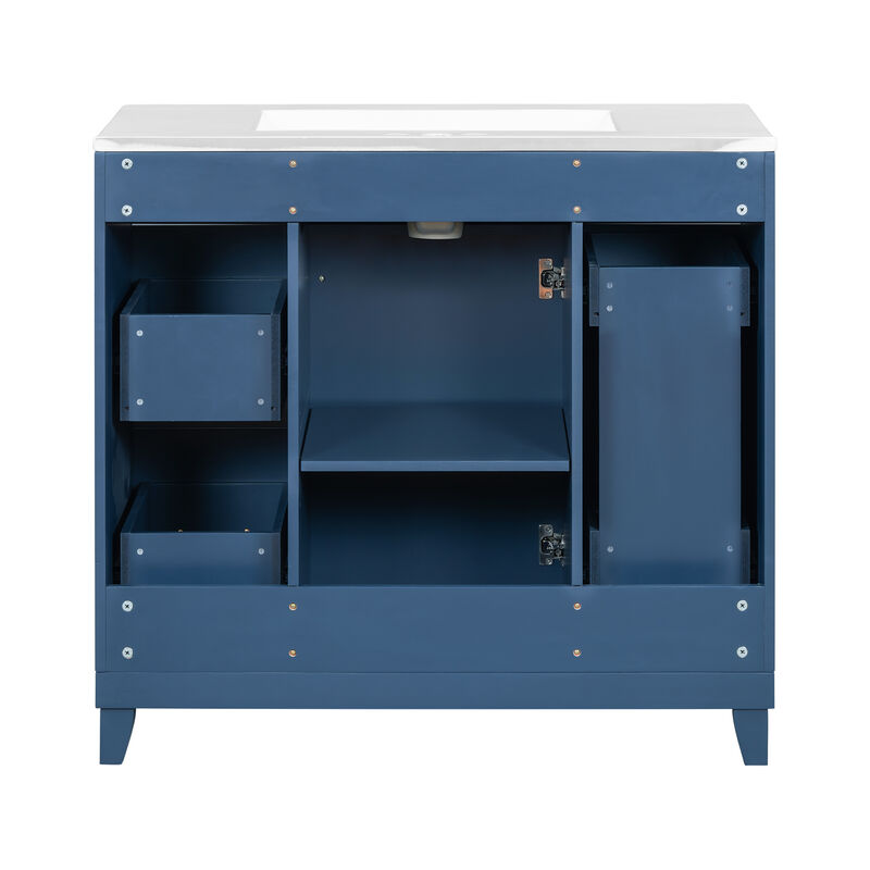 Merax Bathroom Vanity with Ceramic Sink