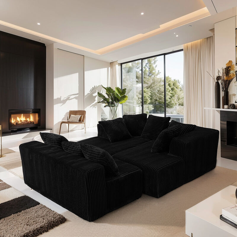 Merax Modular U-Shaped Sectional Sofa