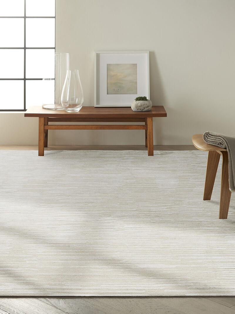 CK010 Linear LNR01 Ivory 8'6" x 11'6" Rug