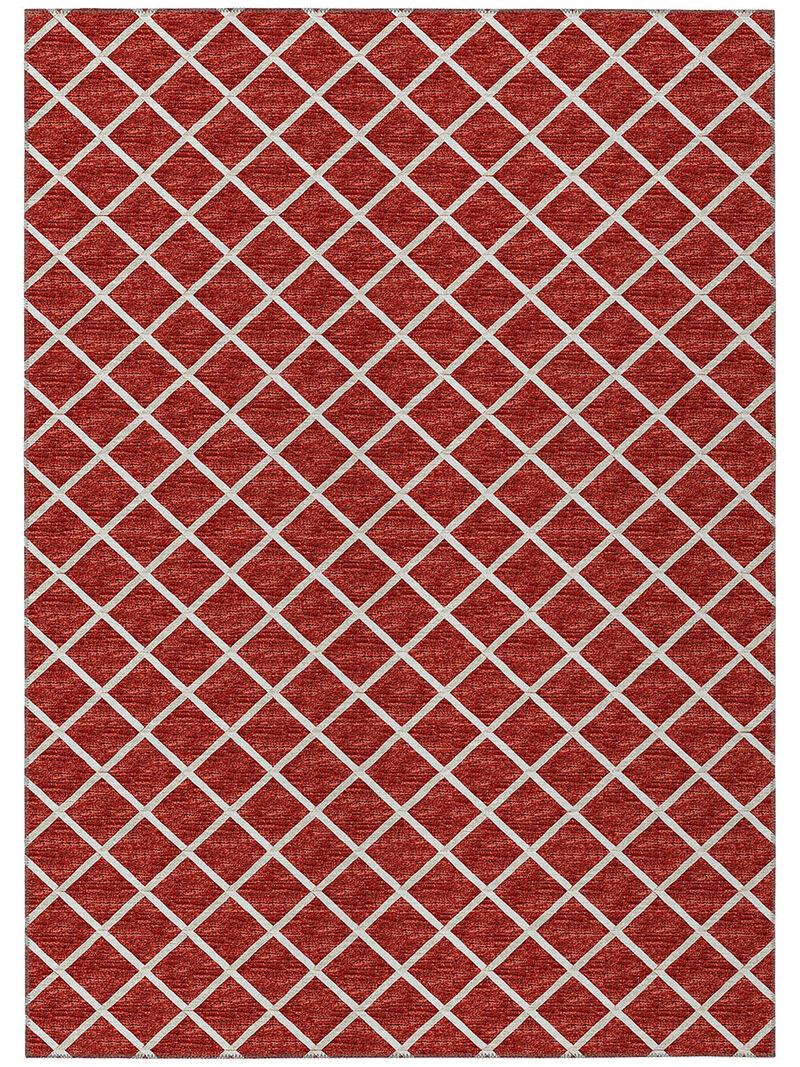 York YO1 Red 9' x 12' Rug