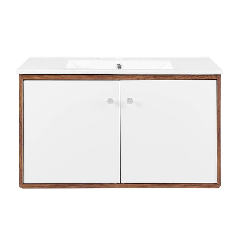 Modway Transmit 36" Wall-Mount Bathroom Vanity image number 3