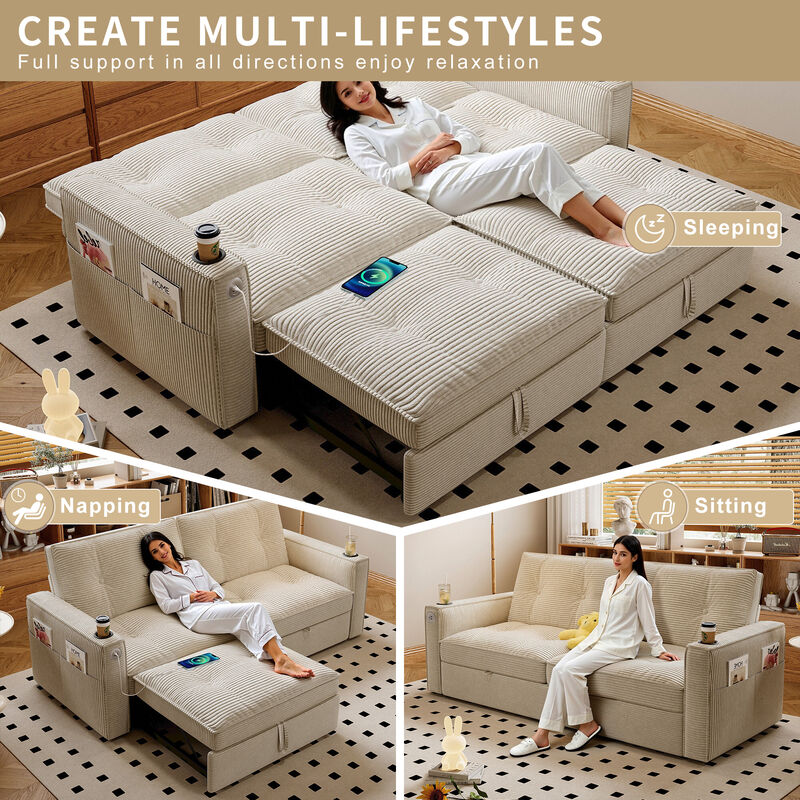 Krekda Multi-Functional Convertible Sofa Bed image number 3