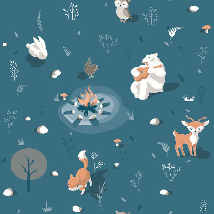 Woodland Friends Wallpaper