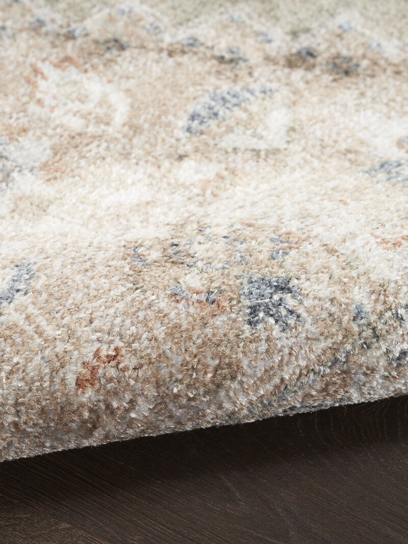 Astra Machine Washable ASW11 Sage/Multicolor 3'3" x 5' Rug