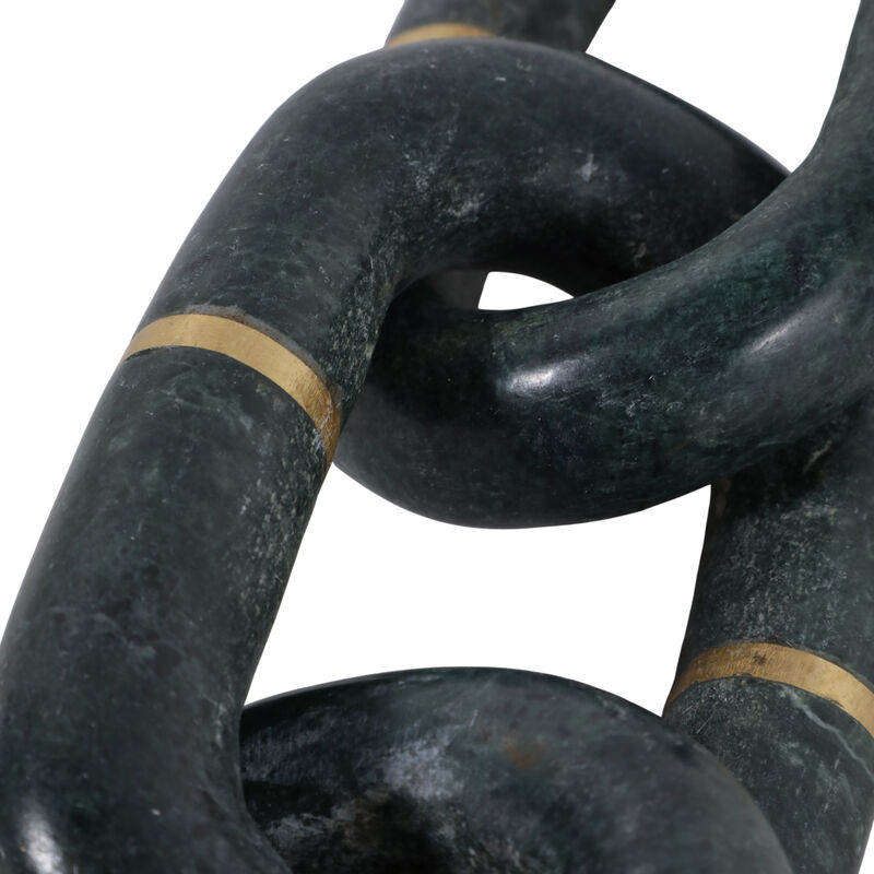 Marble Chain W/ Brass Inlay image number 5