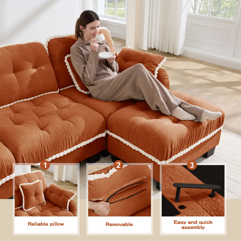 Zambal  L-Shaped Sectional Sofa image number 3