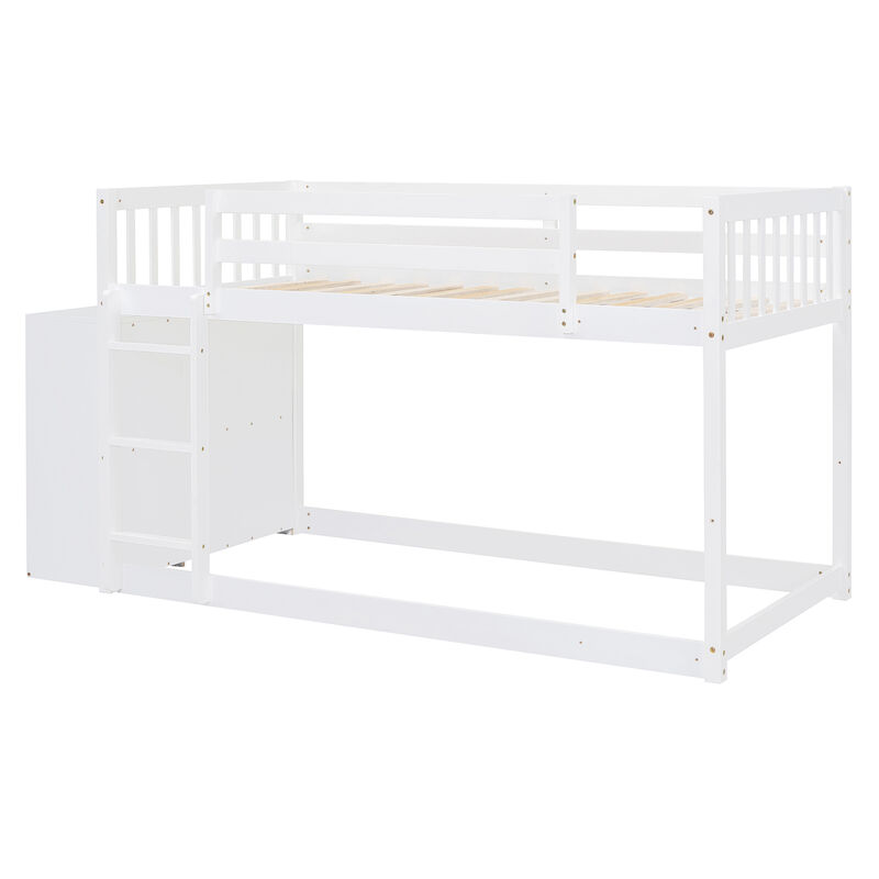 Merax Modern Bunk Bed with 4 Drawers
