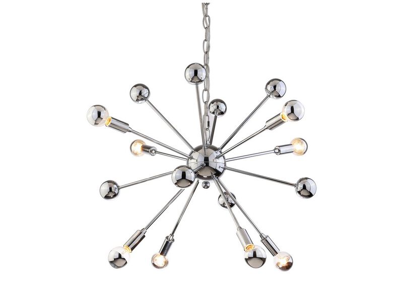 Glenn Metal Sputnik-Style LED Chandelier