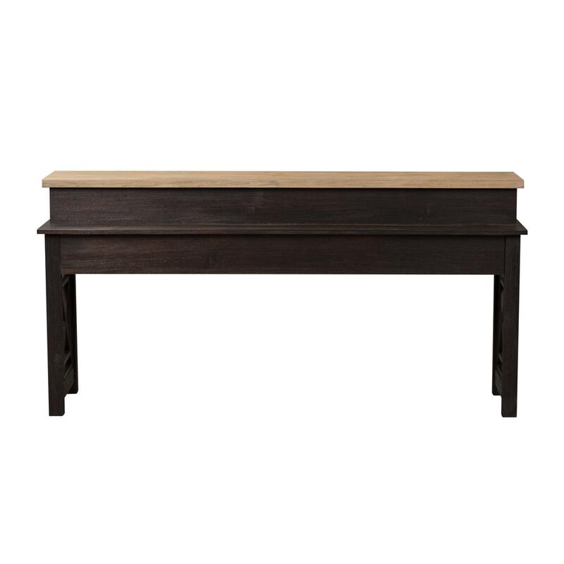 Liberty Furniture Heatherbrook Console Bar Table in Charcoal image number 3